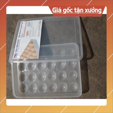 sale { HÀNG CAO CẤP} Hộp để trứng 1 tầng 24 ô tiện dụng VIỆT NHẬT sale