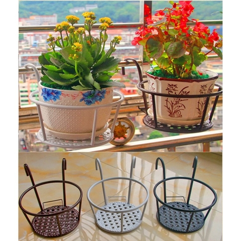 [Giá hủy diệt] [Ảnh thật] Giỏ hoa treo ban công ( Sơn tĩnh điện chống gỉ sét ) cao cấp