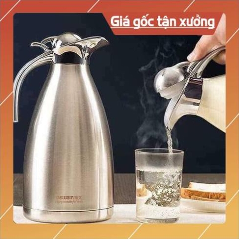 PHÍCH NƯỚC GIỮ NHIỆT VỎ INOX 2L [ Kho sỉ ]