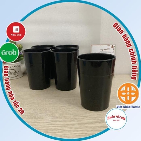 Cốc phíp nhựa uống nước Việt Nhật 330ml - Cốc nhựa chịu nhiệt cao cấp bền đẹp (MS:6315) -Buôn rẻ 01288