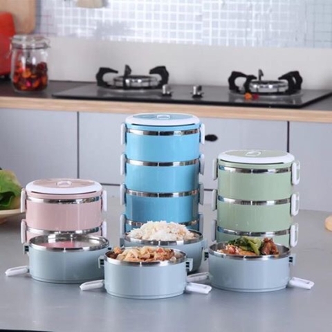 Hộp Cơm Giữ Nhiệt 4 Tầng Có Hàng