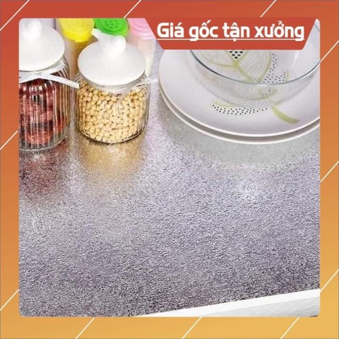 GIẤY DÁN BẾP MÀU BẠC ĐA NĂNG CUỘN 3M (SIÊU GIÁ RẺ)