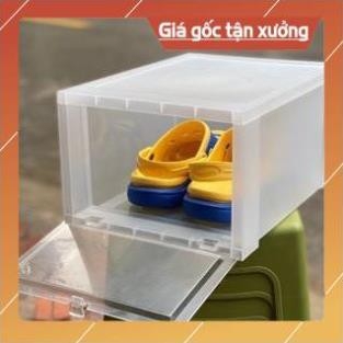 sale [HÀNG CAO CẤP} Hộp đựng giầy nhựa trong size lớn Việt Nhật sale