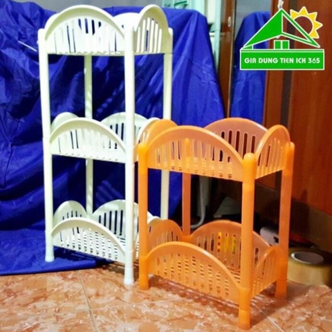 Kệ để đồ đa năng 2 tầng, 3 tầng nhựa Việt Nhật - Kệ để đồ nhà tắm