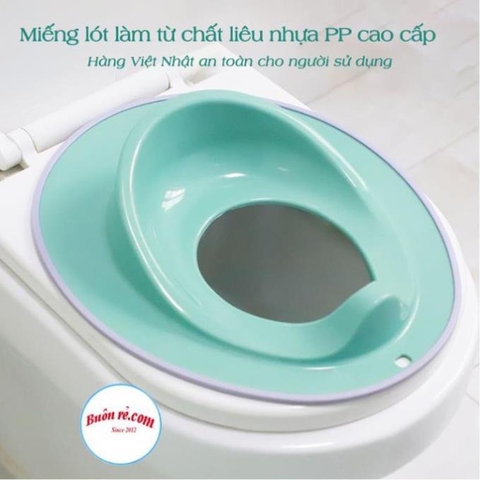 Bệ thu nhỏ bồn cầu cho bé nhựa Việt Nhật, bệ xí thu nhỏ bồn cầu giúp bé ngồi an toàn thoải mái (MS: 5439) -Buôn rẻ 01235