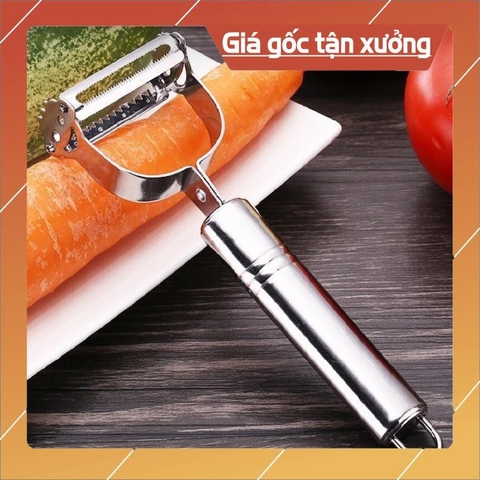 sale Nạo củ quả inox đa năng 3 trong 1 có thể bào sợi sale