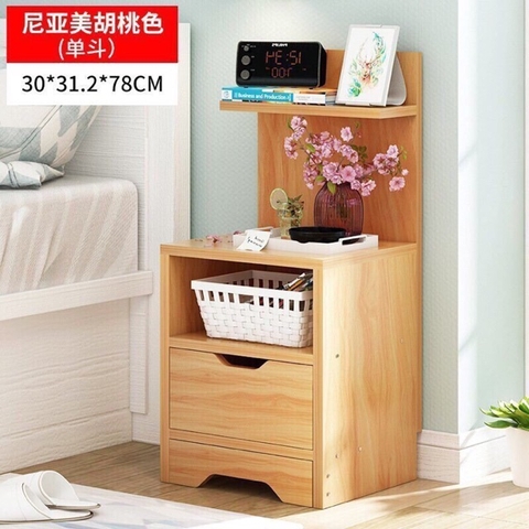 Tu Gỗ 4 Tang Đầu Giường Kiểu Mới