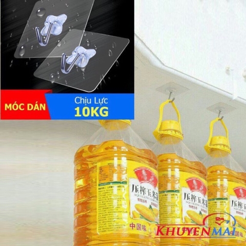 Dính 3D Trong Siêu Chắc 1 Hộp 10 Dính Chịu Lực Tới 10Kg