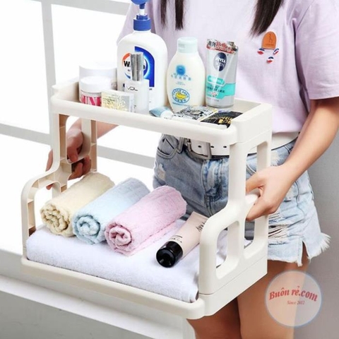 Kệ gia vị chữ H nhựa Việt Nhật (5566), kệ đựng đồ nhà tắm, úp chén bát 2 tầng đa năng tiện ích -Buôn rẻ 01344