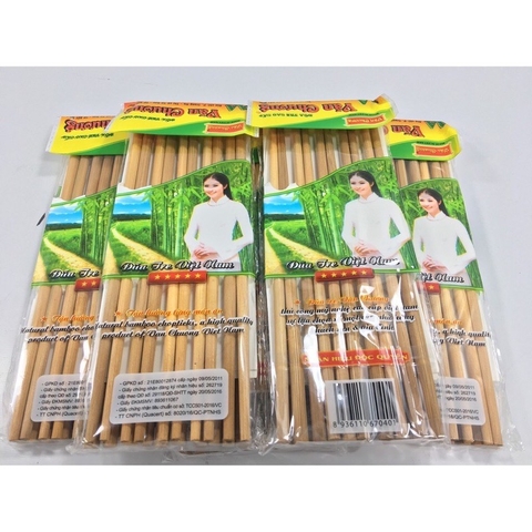 [Giá Huỷ Diệt] Đũa Tre Sạch Văn Chương Vỉ 10 đôi [GIÁ SỈ]