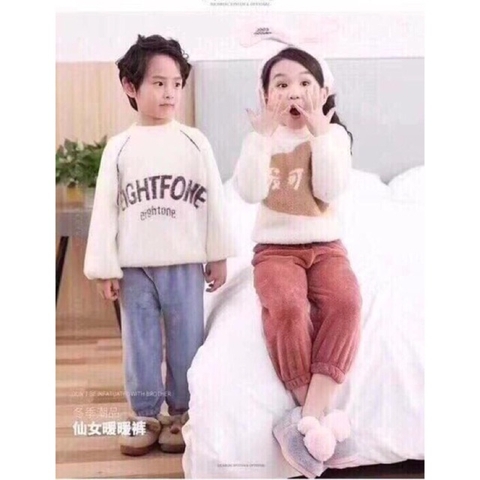 Quần Bom Lông Cho Bé