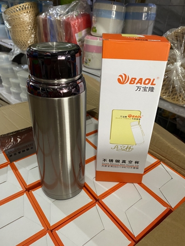 Bình giữ nhiệt BAOL 600ml, 1000ml 1500ml inox 304 Nắp titan - Hàng cao cấp sang trọng