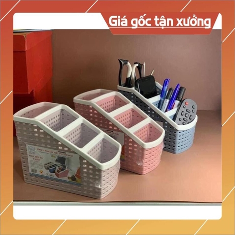 { HÀNG CAO CẤP}Khay nhựa tiện ích 4 ngăn, để bàn, đựng đồ, khay nhựa 4 ngăn, đựng bút, đồ dùng đa năng