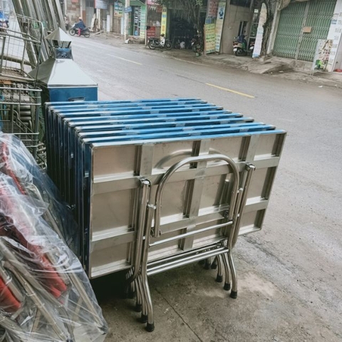 [CHÍNH HÃNG] [BẢO HÀNH] [CHÍNH HÃNG] [SALE SỐC] [BẢO HÀNH] Bàn vuông inox loại dày 70x120cm