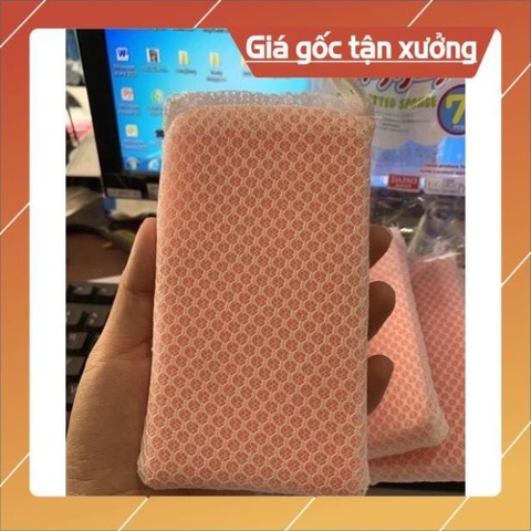 Mút Lưới Rửa Chén Tạo Bọt Kháng Khuẩn C008-77 Hàng Nhật 5.0