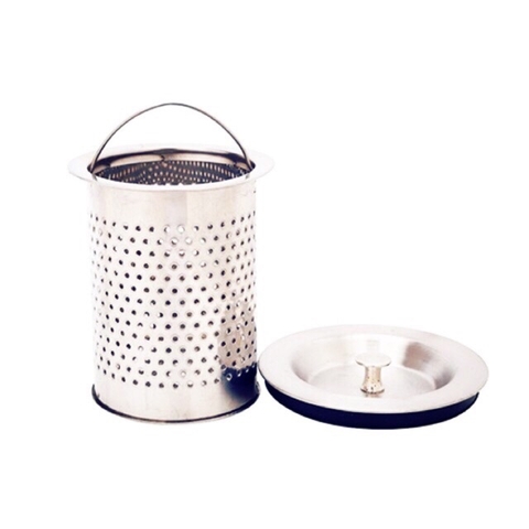 Lọ Rác+ Lăp Đậy Bồn Inoc