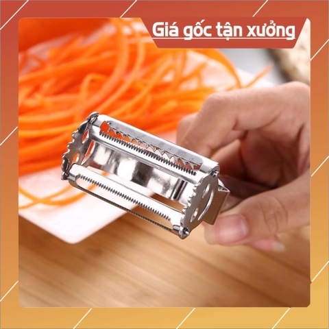 Nạo củ quả inox đa năng 3 trong 1 có thể bào sợi