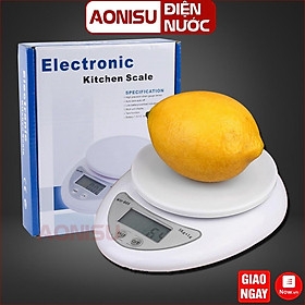 Cân Tiểu Ly ELECTRONIC WH-B05 - Cân Điện Tử Nhà Bếp, Độ Chính Xác Cao, Thiết Kế Nhỏ Gọn, AONISU
