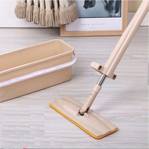 Cây Lau Nhà Tự Vắt Phẳng Xoay 360 Độ