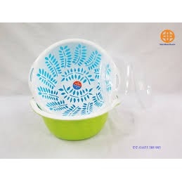 rổ chậu thau tròn 2 lớp việt nhật