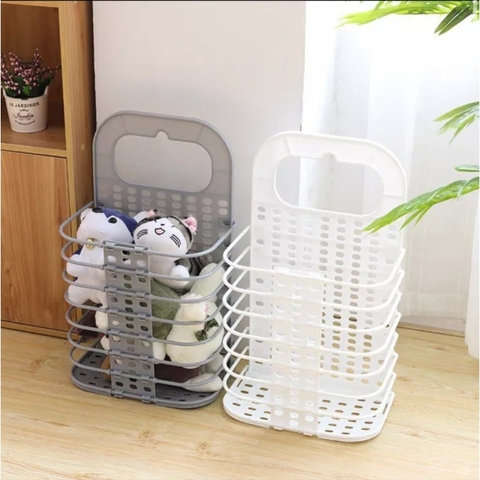 Giỏ Đựng Đồ Treo Tường Gấp Gọn Thiết Kế Thông MinH