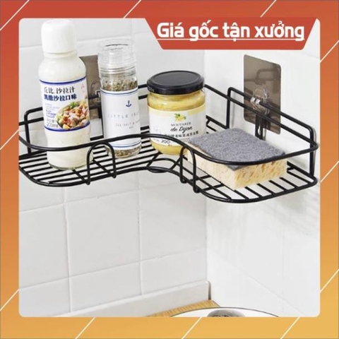 KỆ DÁN GÓC TƯỜNG NHÀ TẮM BẰNG SẮT SIÊU CHẮC ?? ( SIÊU GIÁ RẺ )