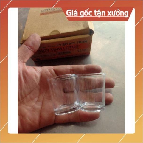 sale Bộ 12 Ly Cốc Thủy Tinh Uống Rượu 33ML sale
