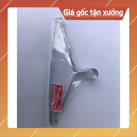 set 20 móc nhôm treo quần áo người lớn hàng dày
