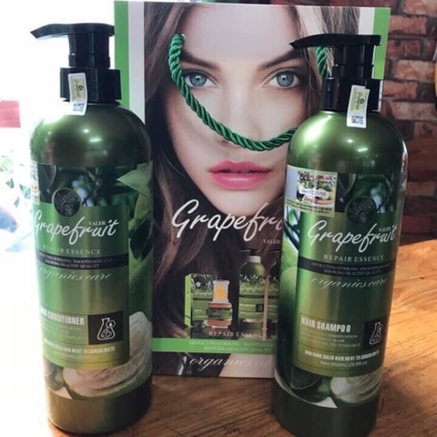 Dầu Cặp Gội Xả Bưởi Grape Fruit Repair Hair Siêu Mềm Mượt 850Ml