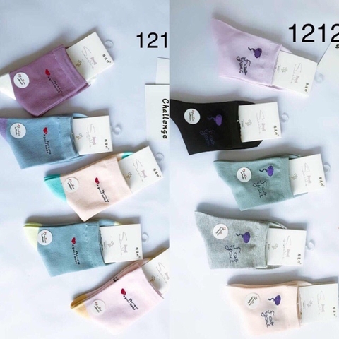 Tất Cổ Ngăn Nữ 1 Hộp 5 Đôi Giá 83.000