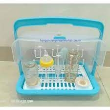 khay úp bình sữa có nắp đậy nhựa Việt Nhật an toàn cho bé