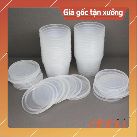 sale (giảm giá) COMBO 10 CỐC NHỰA LÀM CARAMEN LOẠI LỚN sale