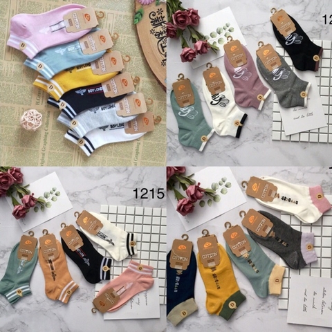 Tất Cổ Ngăn 1 Hộp 5 Đôi
