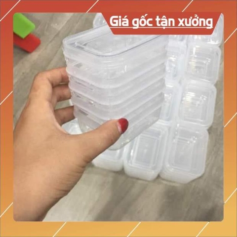 sale 1 Hộp trữ đồ đông - hộp chia thức ăn dặm cho bé 100ml HÀNG VIỆT NAM CHẤT LƯỢNG CAO sale