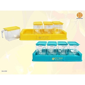 BỘ 4 HỘP ĐỰNG GIA VỊ VIỆT NHẬT