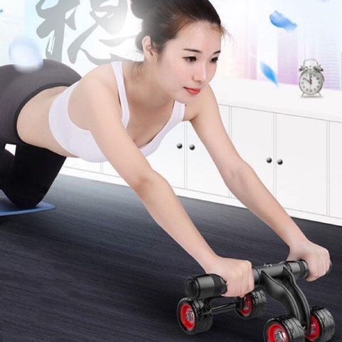 Con Lăn Tập Bụng 4 Bánh