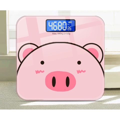Cân Sức Khỏe Điện Tử Hình Heo 180Kg Cân Điện Tử Thay Pin AAA Cân Sức Khỏe Gia Đình Bảo Hành 1 Năm aladanh-net-vn