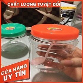 Lọ nhựa đựng gia vị nắp vặn kín 300ml kèm thìa xịn hàng công ty