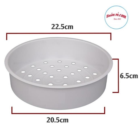 Khay hấp thức ăn nhựa Việt Nhật hình tròn (MS 2331/5615) Xửng hấp đồ ăn, bánh bao, xôi,..an toàn tiện lợi -Buôn rẻ 01231