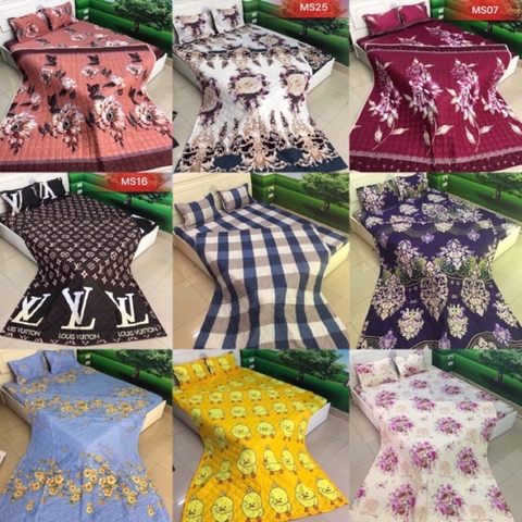 Sét Chăn Hè Gồm 2 Vỏ Gối + Chăn+ Ga + Gối Ôm Giá