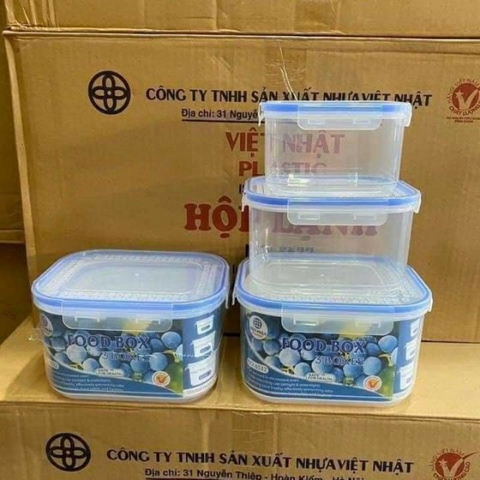 Bộ 3 Hộp Thực Phẩm Việt Nhật 6532