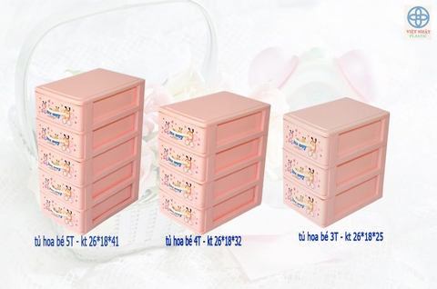Tủ Hoa bé 4T