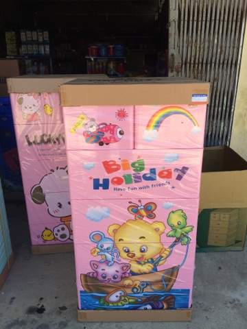 Tủ nhựa trẻ em lucky 5T 6 ngăn kéo