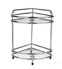 Kệ góc inox 2 tầng ống