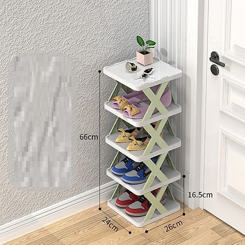 Kệ Để Giày Dép Đa Năng Dễ Tháo Lắp 5,6 Tầng Hot 2023, Kệ Trang Trí Decor Chữ X Hiện Đại Chất Liệu Nhựa PVC  aladanh-net-vn