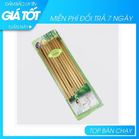 Đũa tre Cao Phong đũa bìa 10 đôi cao cấp  aladanh-net-vn