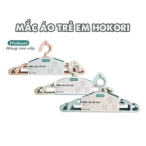 ComBo 10 Móc quần áo trẻ em nhựa cao cấp  aladanh-net-vn nhựa nguyên sinh an toàn kt 28 cm  2831