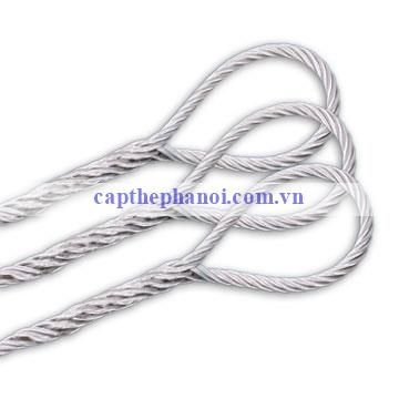 Sling cáp thép đơn tết mắt