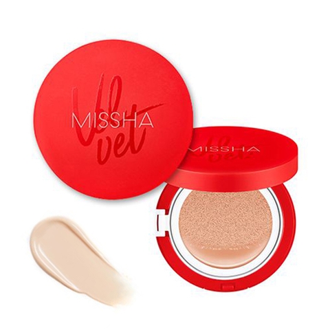 Phấn Nước Kiềm Dầu MISSHA Velvet Finish Cushion hộp đỏ