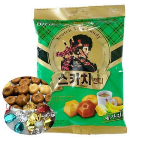 KẸO VỊ CAFE CHUỐI BƠ LOTTE 157G